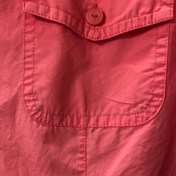 Talbots Hot Pink Button-Up - Picture 4 of 5